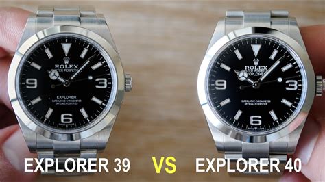 rolex explorer differences in 2017